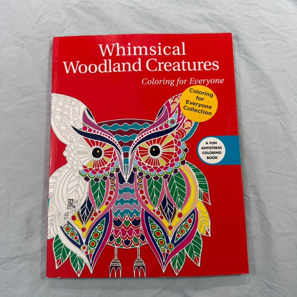 Whimsical Woodland Creatures Coloring Book for Everyone Skyhorse Publishing 2016
